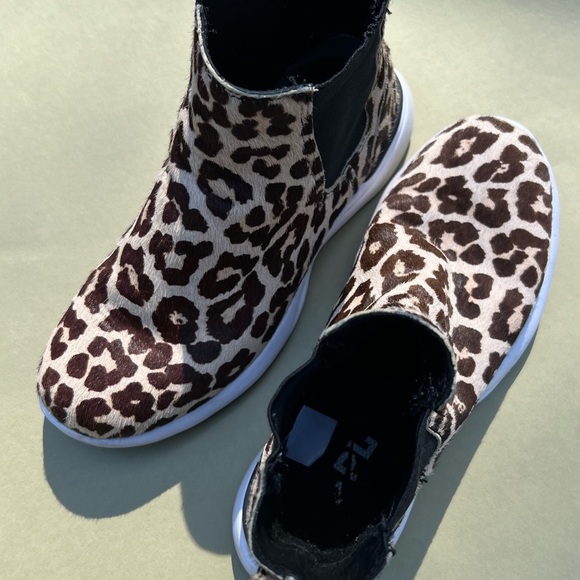 APL high top leopard calf hair sneakers sz 6 - Picture 3 of 4